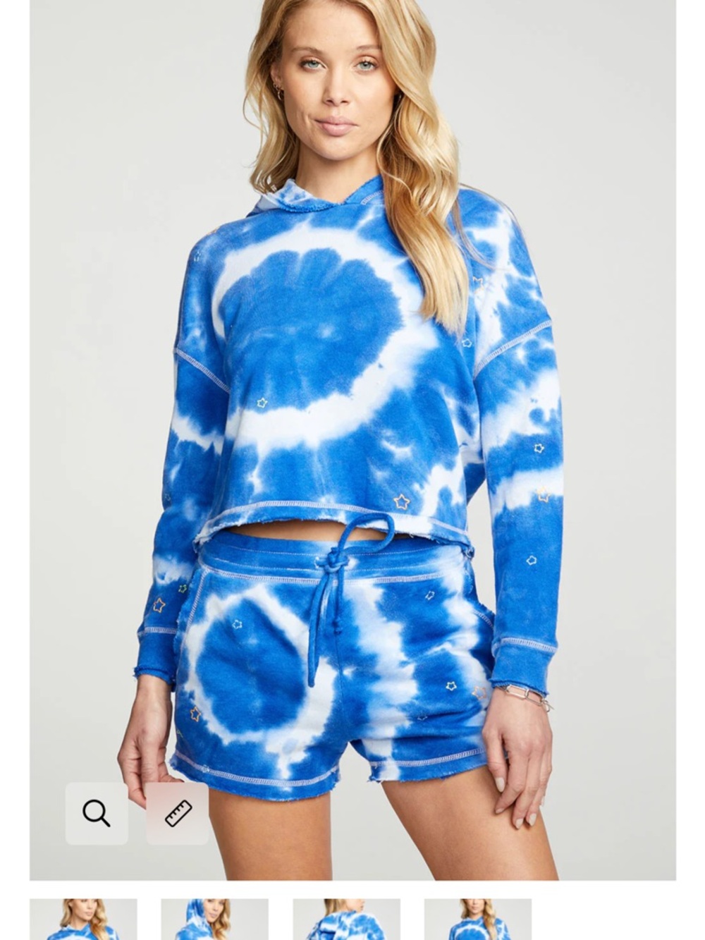 Chaser brand hoodie and shorts set the cutest! Med short lg top for length